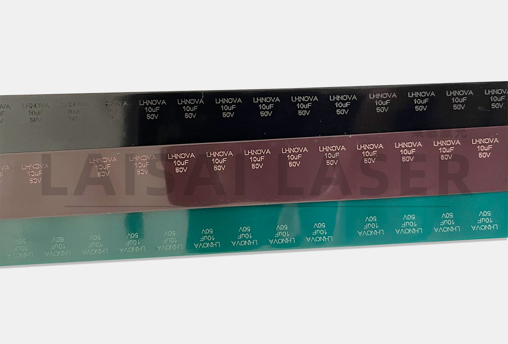 Capacitor casing fiber laser marking case(图1)