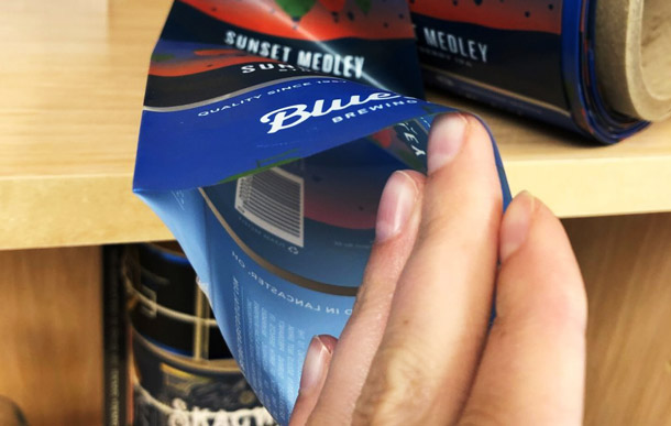 Laser marking of POF heat shrink film_Application on easy-te